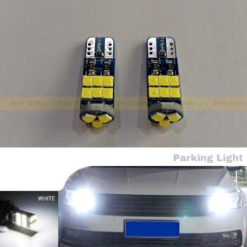 2x T10 LED Bulbs For Car Bike