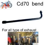 CD70 Silencer Header/Downpipe