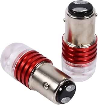 1pc Red Led Break Bulb Flasher