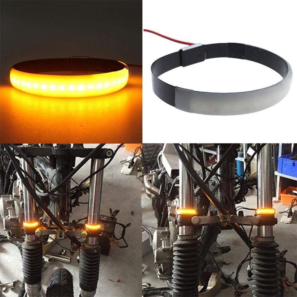 Motorcycle-Front-Shock-Absorber-LED-Indicators-Fork-Adjustable-Strip-Lights-3