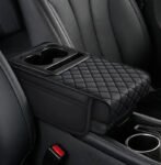 Car Arm Rest Cushion With Cup Holder