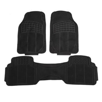 3 PCS CAR FLOOR MATS -BLACK